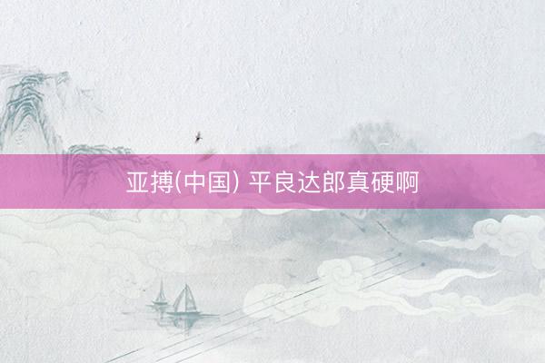 亚搏(中国) 平良达郎真硬啊