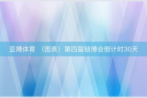 亚搏体育 （图表）第四届链博会倒计时30天
