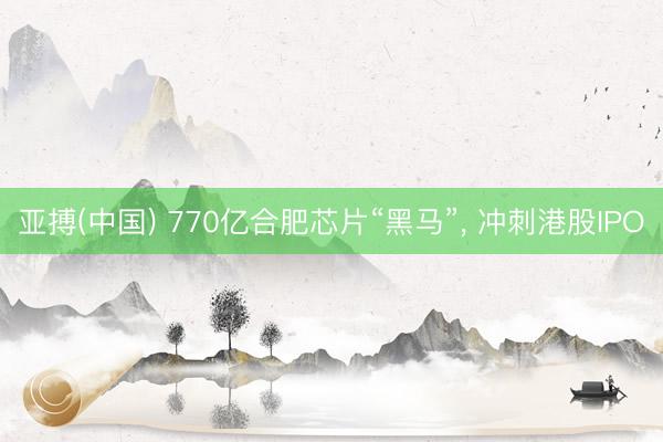 亚搏(中国) 770亿合肥芯片“黑马”， 冲刺港股IPO