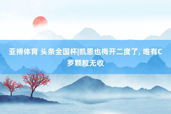 亚搏体育 头条全国杯|凯恩也梅开二度了， 唯有C罗颗粒无收